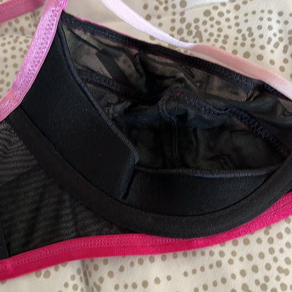 Sofia Intimates by Sofia Vergara Sheer Mesh Color Block Balconette Size 34C - Picture 8 of 12